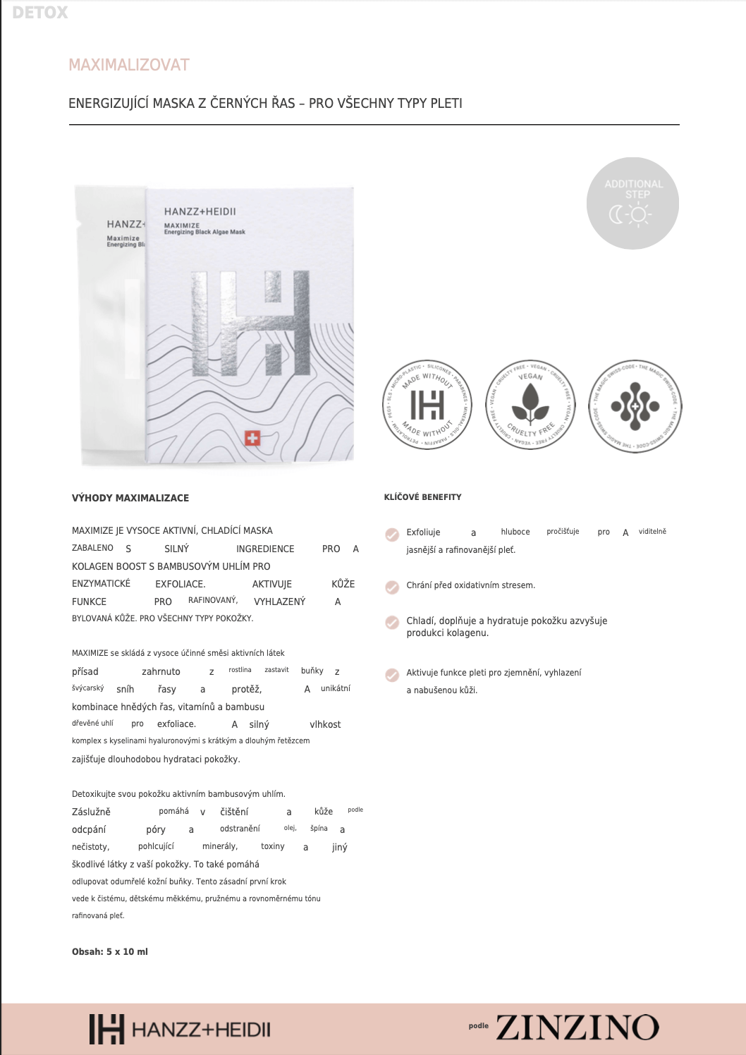 MAXIMIZE SK - Letáčik